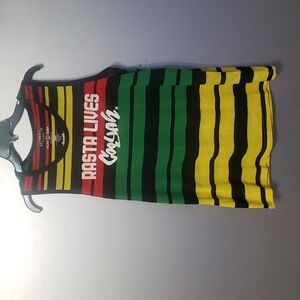 WOMANS FUN AUTHENTIC CLASSIC PACIFIC SURF DIVISION EAST ALL CITY RASTA LIVES LG